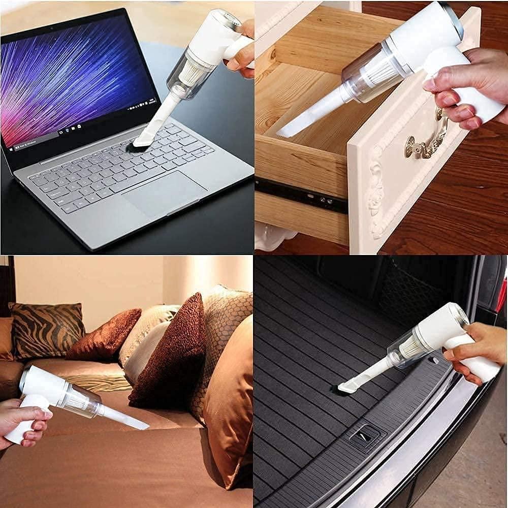 Portable Handheld Air Duster & Wireless Vacuum Cleaner