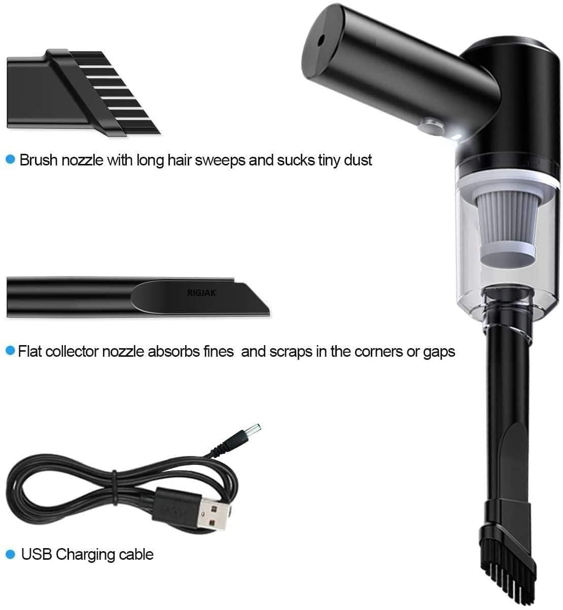Portable Handheld Air Duster & Wireless Vacuum Cleaner
