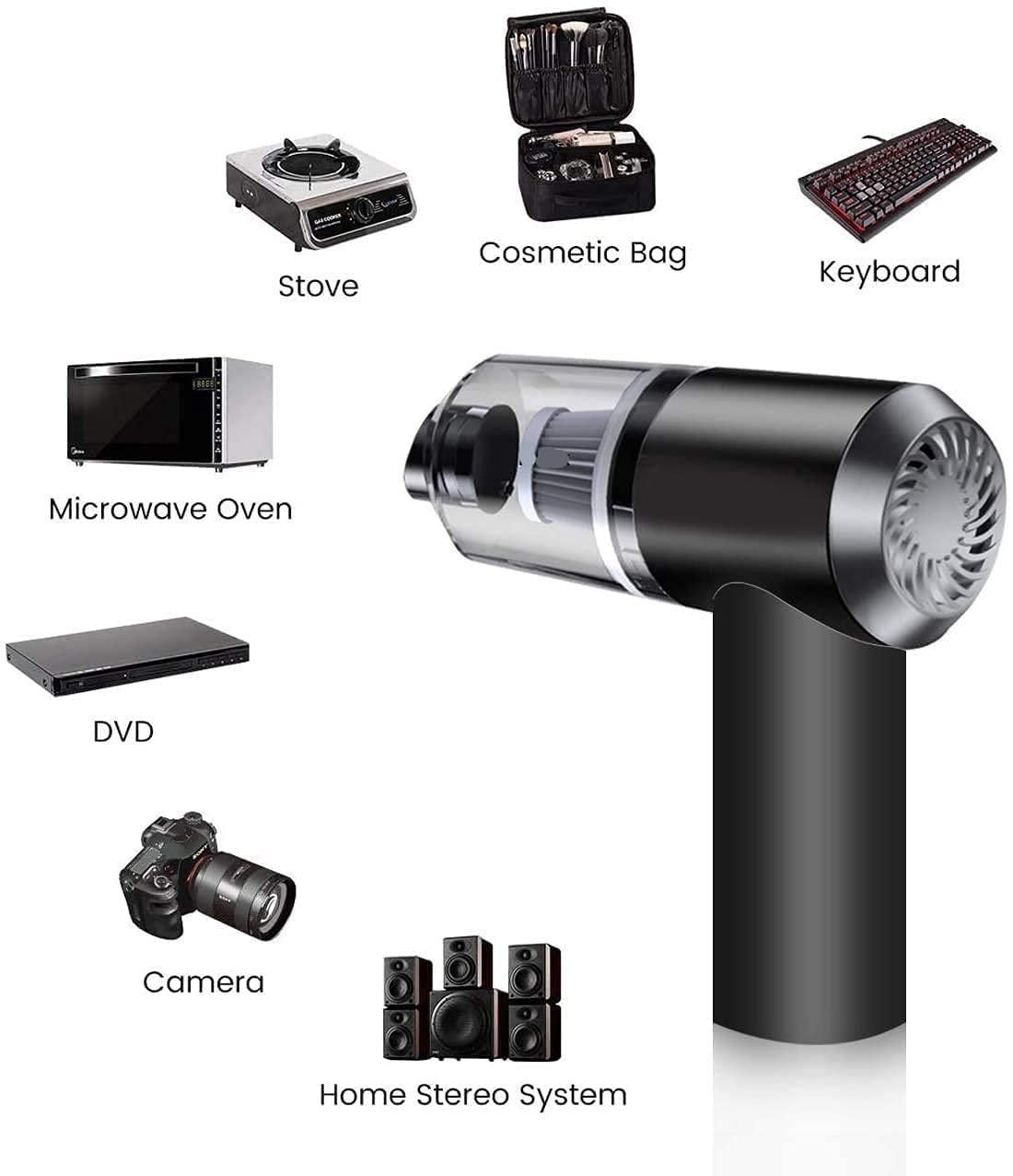 Portable Handheld Air Duster & Wireless Vacuum Cleaner