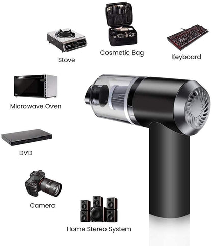 Portable Handheld Air Duster & Wireless Vacuum Cleaner